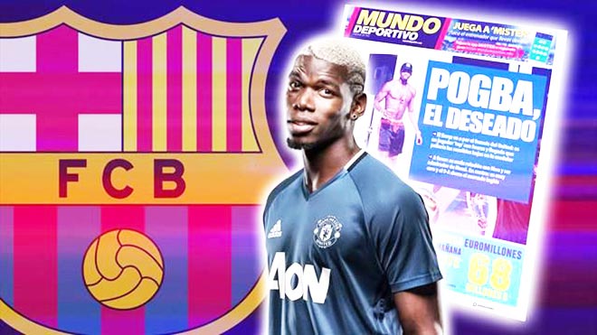 Pogba da chon so ao o Barca