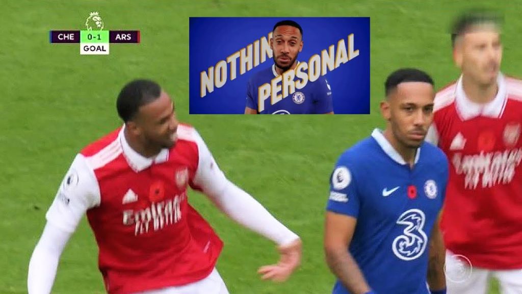 Aubameyang 'muối mặt' với phát biểu trước trận gặp Arsenal 1 Gabriel ăn mừng trước Aubameyang