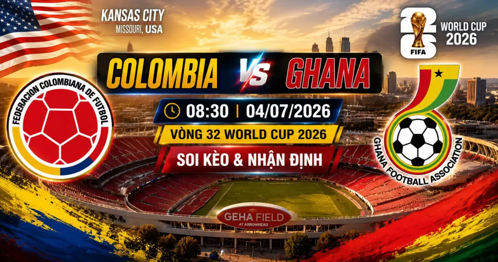Soi Kèo Colombia vs Ghana ngày 04/07 - Knockout World Cup âđẩ