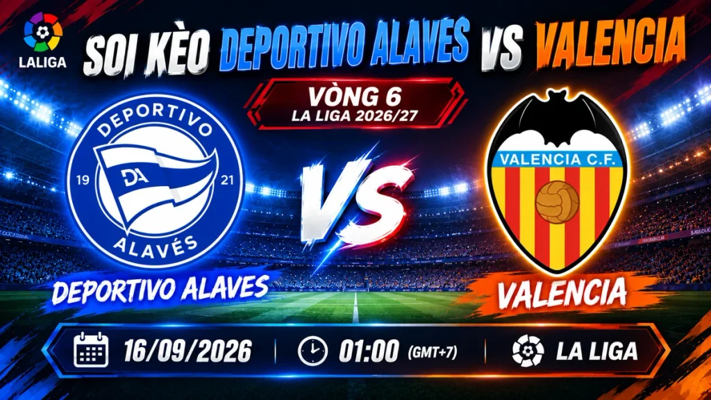 Soi kèo Deportivo Alaves vs Valencia: Chủ nhà sáng cửa giành 3 điểm